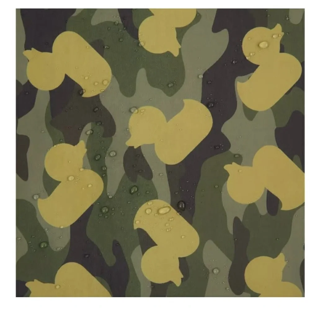 Green Camouflage Ducks Dog Raincoat